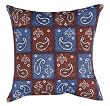 Pack of 2 Red and Blue Western Bandana Accent Throw Pillows 12" x 12"