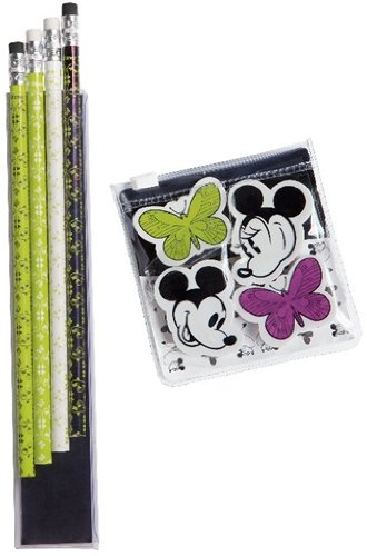 Heunec 016071 - Crazy Disney - Bleistift - Set  chartreuse und Radiererset Preisvergleich