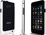 Samsung Galaxy S 2 II i9100 Novoskins Duotone Bumper Case White and Black