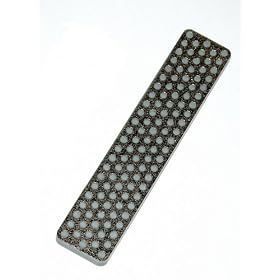 Click here to buy DMT WS4XX 4-inch Diamond Whetstone Model Extra-Extra Coarse by DMT.