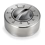 Polder TMR-528-47 Round 60-Minute Mechanical Timer, Brushed Stainless Steel