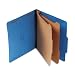 S J Paper S60403 S J Paper Expanding Classification Folder, Letter, 6-Section, Cobalt Blue, 15/Bx