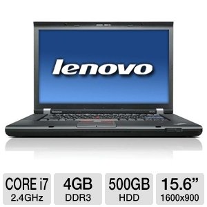Lenovo ThinkPad Core i7 500GB HDD Notebook