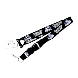 Colorado Rockies Clip Lanyard Keychain Id Ticket Holder - Black