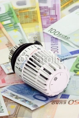 Wallmonkeys Peel and Stick Wall Decals - Thermostat with Notes in the Background - 60