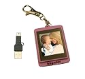 1.5" Mini Digital Photo Frame Keychain - Pink