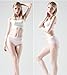 Newstep Women's Cotton Lace Leak Proof Sanitary Soft Panties Underwear (4 Pack)