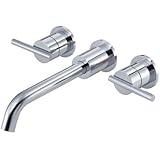 Danze D316258T Parma Two Handle Wall Mount Lavatory Faucet Trim Kit, Chrome (Valve Not Included)