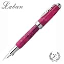 Pink Compact Fountain Pen in Gift Box by Laban; handbag accessory