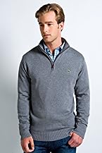 1/2 Zip Cotton Cashmere Sweater