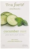 Discounts Tea Forté Green Tea for youth repair, Cucumber Mint, 16-Count by Tea Forte