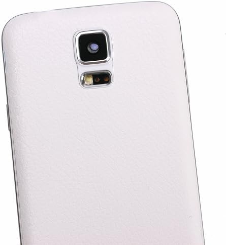 Winnema S5 White Leather Pattern Replacement Battery Cover Back Housing Battery Door Rear Case for Samsung Galaxy S5 SV I9600 G900