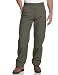 Lined Pants - Carhartt Men's Flannel Lined Washed Duck Dungaree, Moss, 40x32