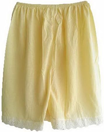 PPCIV IVORY Pettipants Silky Cotton Women Ladies Half Slips Underwear (XL)