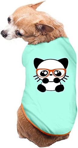 PuppyFasion Nerd Cat Cute Pet Dog Vest SkyBlue