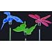 3 Piece Decorative Solar Light Set (Hummingbird, Butterfly & Dragonfly)