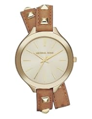Michael Kors MK2309 Watch Womens Runway Gold-Tone