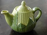 Large New Pottery Cornware Tea Pot Signed Shawnee