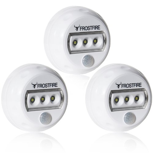 Frostfire Motion Sensing LED Stick Anywhere Nightlights (3-Pack)