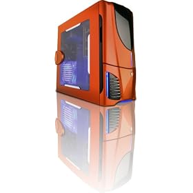 NZXT Apollo CS-NT-APOLLO-O SECC Steel Chassis ATX Mid Tower Computer Case (Orange)