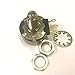 Clarostat 53C2-4MEG 4 Meg Ohm 2 Watt 1/4" Locking Shaft Potentiometer