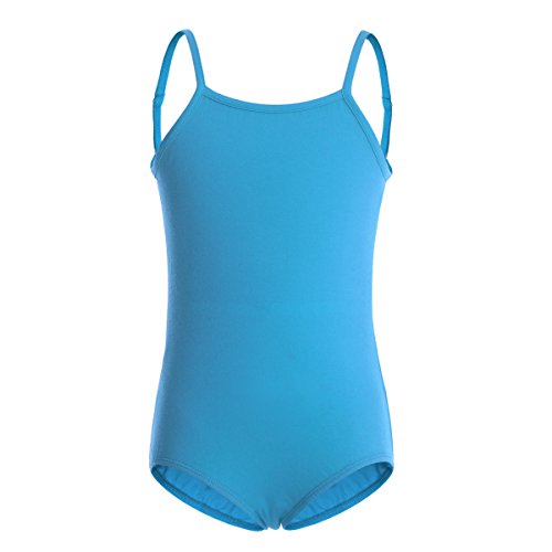 MAGIC TOWN Girls' Classic Camisole Leotard With Adjustable Straps