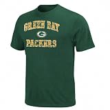 Green Bay Packers Green Heart and Soul II T-Shirt