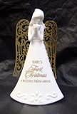 Baby's First Christmas Porcelain Angel Keepsake Ornament