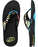 REEF Fanning Black Sandal