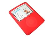 RED Silicone Skin Case Cover for Apple iPod Nano 3rd Generation 3rd Gen