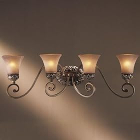 Minka 5554-477 Salon Grand 4 Light Bath Bar, Florence Patina by Minka
