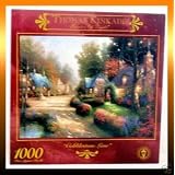 Thomas Kinkade "Cobblestone Lane" 1000 piece puzzle