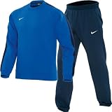 NIKE Herren Trainingsanzug TEAM FLEECE WARM UP II, ryl bl/white, XL, 264657-463 41IFUHWqU L. SL160 Nike Herren Trainingsanzug Team Woven Warm Up, schwarz/weiß, L
