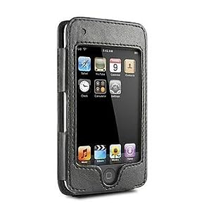 DLO HipCase Leather Sleeve Case for iPod touch 1G (Black) by DLO