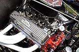 C-26 Dual-Quad Intake Manifold Non-EGR 1500-5500rpm 55-86 Chevy Small Block 262-400 cid Cast Finish