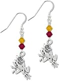 Arizona State Sun Devils Bicone Crystal Earrings