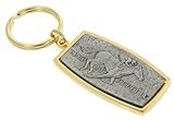 Horse racing jockey keyring with presentation box. Made in the USA