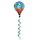 In The Breeze ITBAV1059 Hummingbird Lilies Hot Air Balloon