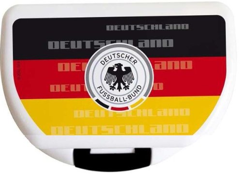 DFB Deutschland Brotdose weiß mit Aufdruck