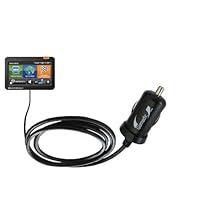 Gomadic Intelligent Compact Car / Auto DC Charger for the Rand McNally Intelliroute TND 510 710 720 - 2A / 10W power at half the size. Uses Gomadic TipExchange Technology