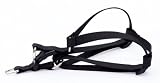 Xsmall Black Dog Harness/Nylon Webbing: 1/2