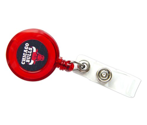 Chicago Bulls Retractable Badge Reel Id Ticket Clip