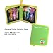 Kooky Klicker Pen Lime Green Carrying Case - Holds 6 Pens