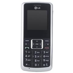 LG KP130 Handy (Dualband, Kamera) silber / schwarz