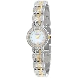Pulsar Ladies Swarovski Crystal Jeweled Two-Tone Mother Of Pearl Watch #PEGE33 by Pulsar