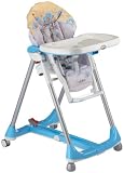 Peg Pérego PRN53 - Prima Pappa Diner, Kinderhochstuhl mit 2 Rollen und Doppeltablett, Farbe Ranocchi Anice