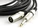 Adam Hall 6m male XLR to 1/4" jack cable