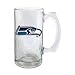 Seattle Seahawks Beer Mug: 13 oz Glass Tankard