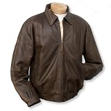 Distressed Classic Leather Jacket