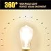 Leadleds FLA8TD LED Bulb Dimmable Healthy Edison Light with Medium Screw E26 Base, ST19 8 Watt 80 Watt Incandescent Bulb Replacement 2700K Neat Warm White